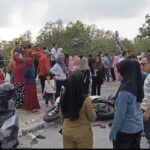 Avanza Maut Karimun: 10 Motor Ringsek, Ibu Hamil Terseret hingga Mobil Nyemplung ke Laut