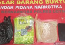 Napi Narkotika Kendalikan Kurir dari Lapas Tanjungpinang, Sabu 1 Kg Diamankan Polres Lombok Timur