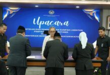 Wahyu Eka Putra Dilantik sebagai Kakanim Batam, Guntur Sahat jadi Kakanwil Ditjen Imigrasi Kepri