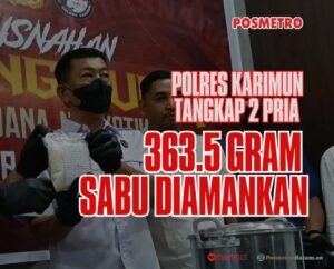 Pesisir Karimun Rawan Narkoba, 363 Gram Sabu dari Malaysia Digagalkan, Satu WNA DPO
