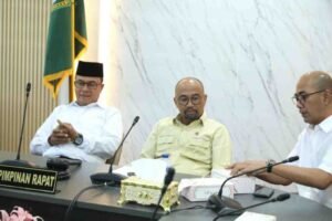 Rapat Koordinasi dengan Pimpinan DPRD, Bapemperda Bahas Revisi Ranperda Pengelolaan Persampahan Jadi Ranperda Kumulatif Terbuka