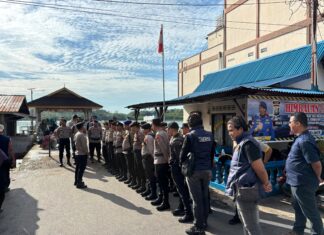 Terkait Rencana Sedimentasi Pasir Laut di Desa Numbing, Polres Bintan Laksanakan Pengamanan Musyawarah