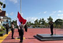 Peringati Harkitnas ke-118, Polres Bintan Gelar Upacara Khidmat di Lapangan Bhayangkara