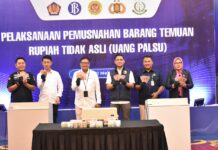 Botasupal Kepri Musnahkan 5.454 Lembar Rupiah Palsu