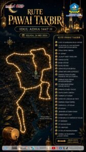 Idul Adha 1447 H, Pemkab Bintan Laksanakan Pawai Takbir di Bintan Timur dan Shalat Id di Toapaya