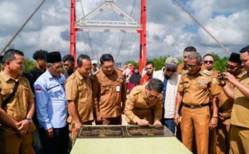 Kini Jembatan Tok Kenot Hubungkan Desa Tebias dan Desa Sungai Asam di Karimun