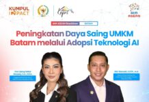 Kerja Sama Senator Dwi Ajeng Sekar dan Dinas Koperasi Kepri, Gelar Pelatihan AI untuk 400 Pelaku UMKM di Unrika Batam