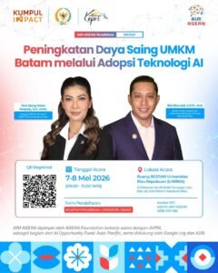 Kerja Sama Senator Dwi Ajeng Sekar dan Dinas Koperasi Kepri, Gelar Pelatihan AI untuk 400 Pelaku UMKM di Unrika Batam