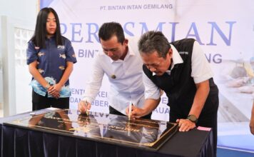 Menteri KKP dan Gubernur Ansar Resmikan Pabrik Pengolahan Ikan PT BIG, Dorong Hilirisasi Perikanan Kepri