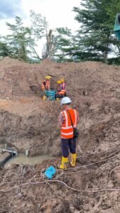 BP Batam dan Air Batam Hilir Kebut Perbaikan Pipa 800 mm di Simpang Plamo, Suplai Air ke Baloi-Sukajadi Dihentikan Sementara