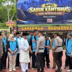 Polres Bintan Gelar Apel Sabuk Kamtibmas dan Salurkan Bansos