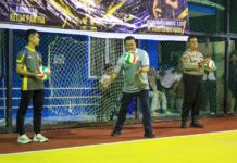 Sekda Bintan Buka Turnamen Bola Volly Desa Gunung Kijang Cup III Tahun 2026