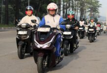 Honda Kepri Gelar Sunmori dan Healthy Walk Bersama Jurnalis serta Content Creator