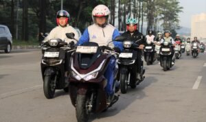 Honda Kepri Gelar Sunmori dan Healthy Walk Bersama Jurnalis serta Content Creator