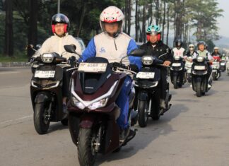Honda Kepri Gelar Sunmori dan Healthy Walk Bersama Jurnalis serta Content Creator