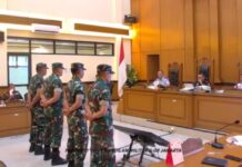 4 Anggota TNI Penyiram Air Keras Divonis 1,5 hingga 3 Tahun Penjara, Dua Dipecat karena ‘Otak’