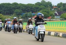 Komunitas Honda Scoopy Kepri Ramaikan Tanjungpinang Lewat City Rolling “Your Mode Your Ride”