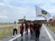 Semangat Atlet Bintan saat Defile Kontingen di Coastal Area, Pembukaan Popda X Kepri Meriah