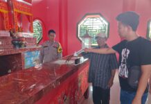 Dua Guci Kuningan Tempat Dupa Rp50 Juta di Klenteng Tanjung Uban Digondol Maling