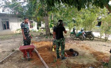 TMMD ke-129 Kodim 0315/Tanjungpinang, Bangun Sumur Bor untuk Atasi Krisis Air Bersih di Desa Lancang Kuning