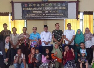 Selain Bangun Infrastruktur, TMMD ke-129 Kodim 0315/Tanjungpinang Perkuat Semangat Bela Negara