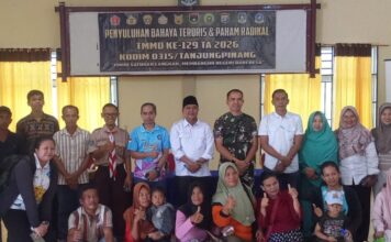 Selain Bangun Infrastruktur, TMMD ke-129 Kodim 0315/Tanjungpinang Perkuat Semangat Bela Negara