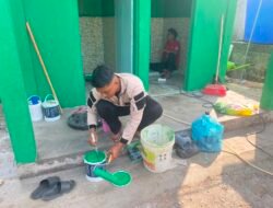 Satgas TMMD ke-129 Kodim 0315/TPI Rampungkan Pengecatan Bangunan MCK, Siap Diresmikan