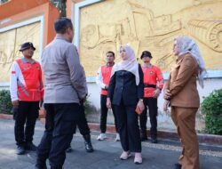 Wabup Bintan Deby Maryanti Tinjau Kesiapan Lokasi Upacara Peringatan HUT RI ke 81