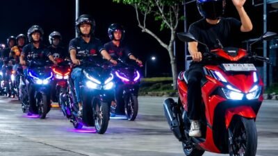 Vario Evo Night Ride di Tanjung Uban Pererat Interaksi Konsumen dan Komunitas Honda