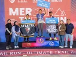 Peraih Podium Juara 1 Pria Merdeka Trail Run Capai Garis Finish Hanya Dengan Waktu 42 Menit!