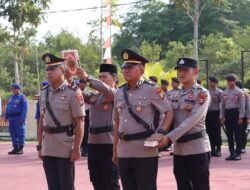 Kapolres Bintan Pimpin Upacara Penyerahan Tugas Jabatan, Dua Pejabat Baru Siap Perkuat Kinerja Polres Bintan