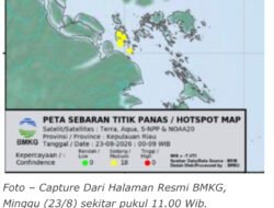 Titik Panas di Karimun Anjlok, 30 Jadi 18 dalam Sehari