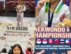 Mikhayla Putri Wilian Tumbangkan Lawan dalam 20 Detik di Wu Kwon Taekwondo Championships 2026