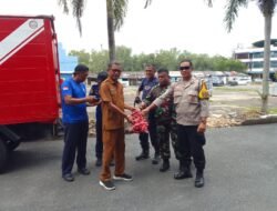 Bhabinkamtibmas Tanjung Unggat Bareng Warga Nangkap Buaya 1,5 Meter di Kawasan Bintan Plaza