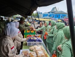 Kodim 0315/Tanjungpinang Gelar Pengobatan Gratis, Pasar Murah dan Pembagian Sembako Sambut HUT TNI ke-81