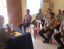 Sie Kum Polres Bintan Berikan Penyuluhan Hukum Kepada Personel Polsek Gunung Kijang
