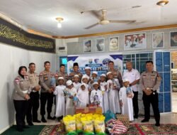 Semarak HUT Lalu Lintas ke-71, Satlantas Polres Bintan Berbagi Kebahagiaan Bersama Anak RAS Inayah Bintan