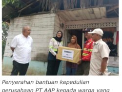 Peduli Warga, PT Arga Alam Pongkar Salurkan 25 Paket Sembako untuk Janda Lansia di Pongkar