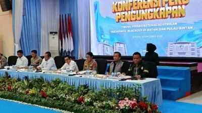 Bareskrim Tetapkan 5 Tersangka Blackout 15 Jam Batam – Bintan, 4 Orang dari PLN