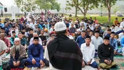 Krisis Air Baku di Nongsa, BP Batam Gelar Salat Istisqa di Waduk Nongsa