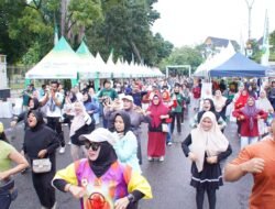 Bazar UMKM Gemilang Pegadaian Semarakkan Car Free Day Pekanbaru