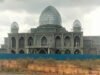 Kubah Masjid Agung Bintan Buyu Perlahan Mulai Kelihatan Bentuknya