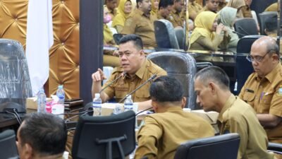 Sekda Bintan Pimpin Finalisasi Berita Acara Verifikasi dan Validasi Koperasi Desa/Kelurahan Merah Putih