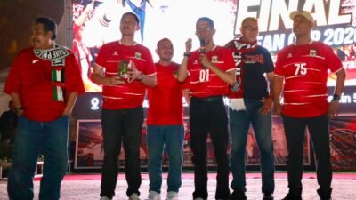 Indonesia Juara FIFA ASEAN Cup, Amsakar Rayakan Kemenangan Bersama Ribuan Warga Batam