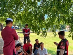 Patroli Dimtaq, Polres Bintan Ajak Generasi Muda Perkuat Iman, Disiplin dan Jaga Kamtibmas