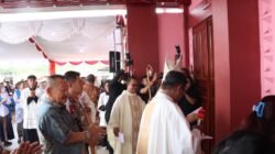 Wakapolda Kepri Bersama Kapolres Bintan Hadiri Peresmian Gereja Katolik Santo Yohanes Paulus II Galang Batang