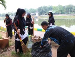 Gubernur Kepri dan Bupati Bintan Gotong Royong Bersama di Taman Kolam Kijang