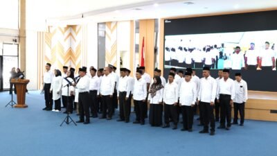 48 Calon Kades di Bintan Deklarasi Pilkades Damai, Siap Menang Siap Kalah