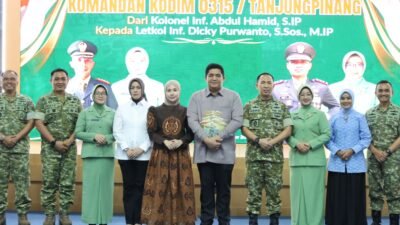 Lepas Sambut Dandim 0315/Tanjungpinang, Bupati Roby Apresiasi Sinergi Luar Biasa yang Terbangun