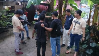 Kampung Madani Mukakuning Digerebek Lagi, Sabu dan 17 Orang Positif Narkoba Diamankan